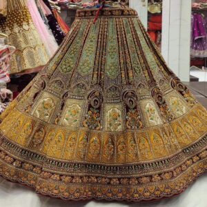 yellow Bridal Lehenga